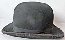 Vintage Bowler Hat J Birkett 53 King St Whitehaven Rim Needs repair