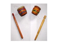 Hand Painted Wooden Frog