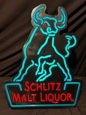 Schlitz Malt Liquor Faux Neon