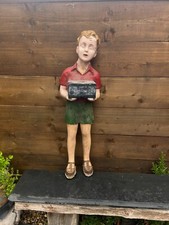 BLIND BOY MONEY COLLECTION BOX,  30 in tall, Original   COLLECTORS/VINTAGE 