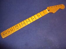 Scalloped amber ST guitar