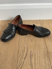 Cara Casual Shoes Black Ladies UK 3 EU 36 Leather In Box