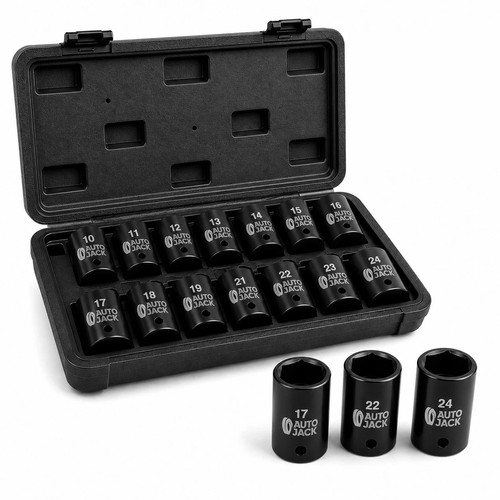 Autojack 13pc impact - 13pc, socket