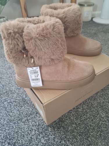 Next ladies tan - tan, suede