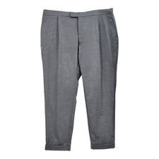 Autograph Single Pleat Brushed Stretch Mens  Trouser