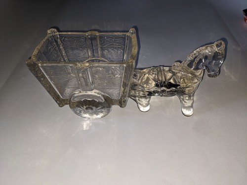 Vintage large clear pressed - vintage,