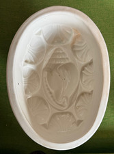 Antique 19th Century Copeland Ironstone Jelly Mould Shell Design 12 cm D