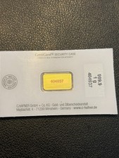 Chafner 1g 999.9 Fine Gold Bar