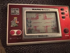 Mario Cement Factory Game Nintendo Retro Tabletop Vintage Style Rare Collectible