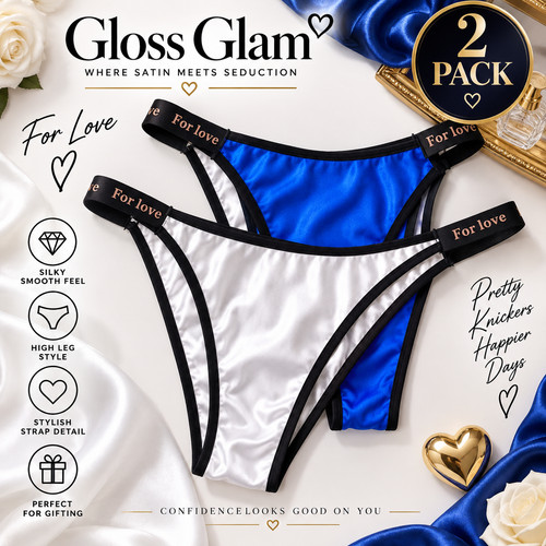 Pack silky satin knickers - 2,