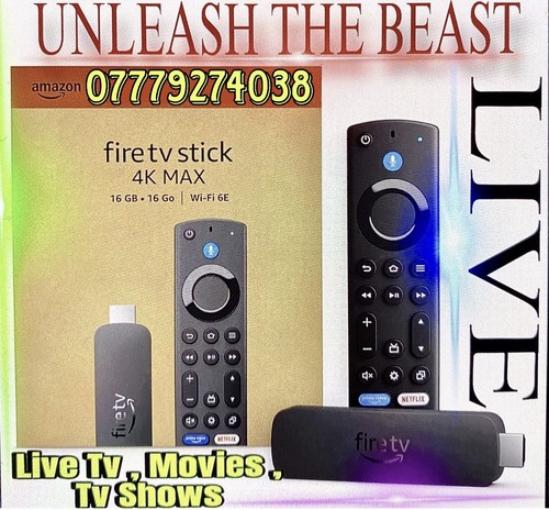 Amazon fire stick - fire, 4k