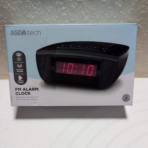 Asda tech alarm clock - asda,