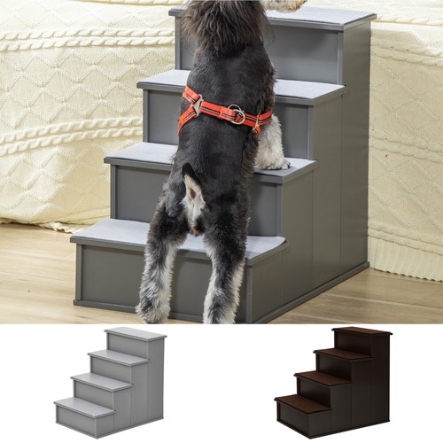 Pawhut step wooden dog - dog, steps