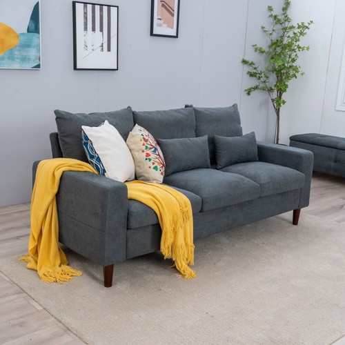 Panana modern fabric seater - 3,