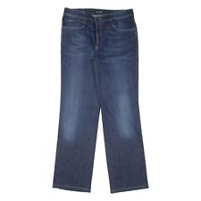 ARMANI JEANS Womens Jeans Blue Relaxed Straight Stone Wash W30 L30