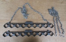 Cottage Country Kitchen Shelf Pot Pan Rack Holder Ceiling Hanger Vintage Rustic