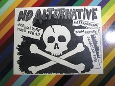 vtg 1980s Punk New Wave flyer