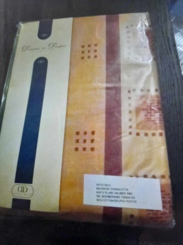 Maddison terracotta curtains - maddison,