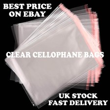 Clear cellophane bags - bags, self