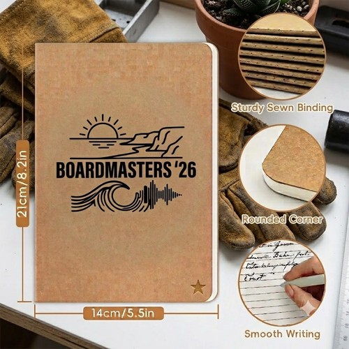 Boardmasters a5 notebook - ’26,