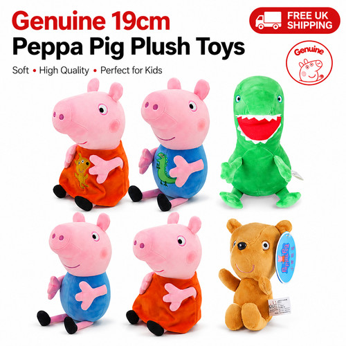 Genuine 19cm peppa pig plush - peppa,