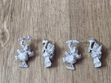O&Gs Classic Squig Hoppers Sculpts 1, 2, 3,4 V. Rare Oop Metal Complete Fantasy