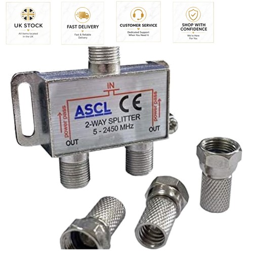 Way aerial splitter with - aerial,