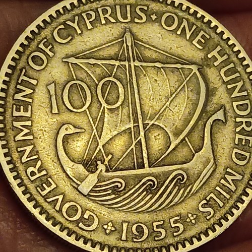 1955 cyprus 100 - 1955,