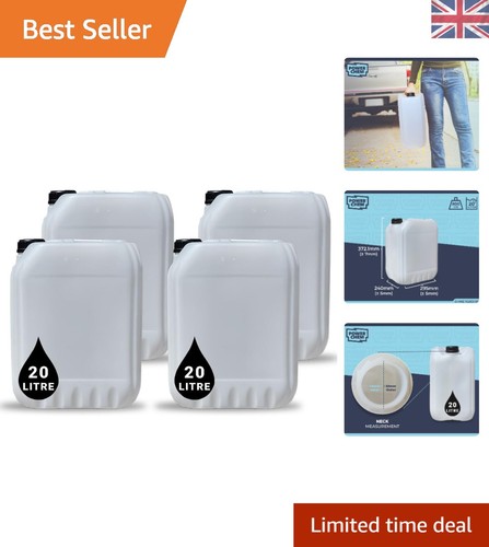 4x20l water containers food - 4x20l, un