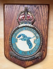 Vintage WW2 Era RAF Royal Air Force 38 Squadron Wall Plaque Shield Crest 