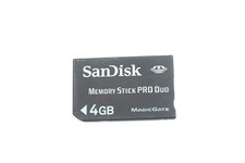 Official SanDisk 4GB Memory Stick Pro Duo MS Card for Sony Old Camera/DV/PSP