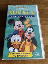 Walt Disney  - Mickey and The Gang - contains six episodes- VHS Video