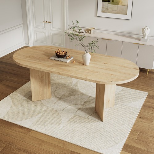 Large oval dining table - oval,