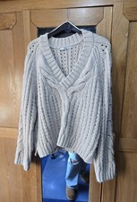 Chunky Knit Arran Style Jumper