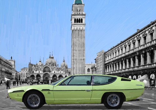 Automotive art lamborghini - -,