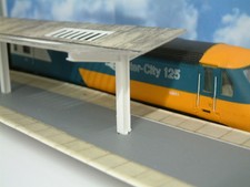 Station island platform canopy - platform,
