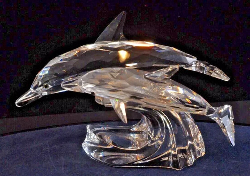Swarovski crystal dolphins - swarovski,