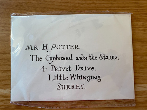 Harry potter letter ticket - harry,