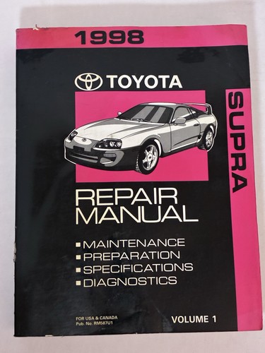 1998 toyota supra - toyota, service
