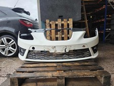 MK2 SEAT LEON FR FACELIFT FRONT BUMPER IN WHITE (LB9A) CANDY WHITE 2010 - 2012