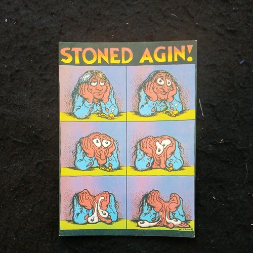 Crumb postcard stoned - r.,