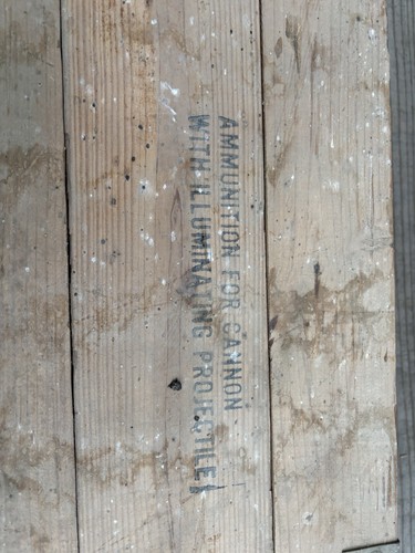 Vintage wooden army - wooden, crate