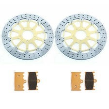 Front brake discs rotors pads - front,