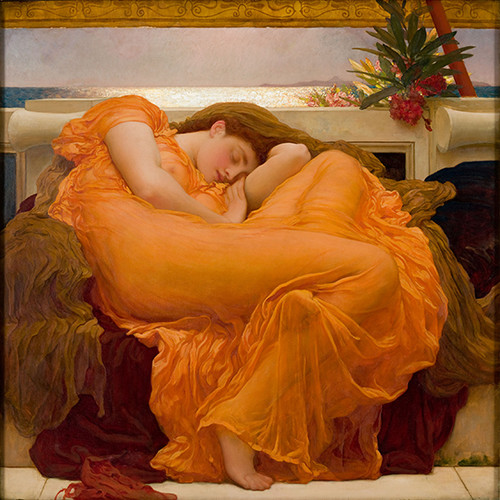 Flaming june 1895 poster print - poster,