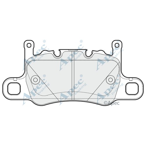 Brake pads set for porsche - brake,