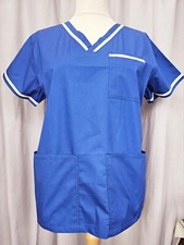 Ladies Scrub Top Medical Nurse Beauty Tunic Healthcare Scrub Uniform. Pack Of 2