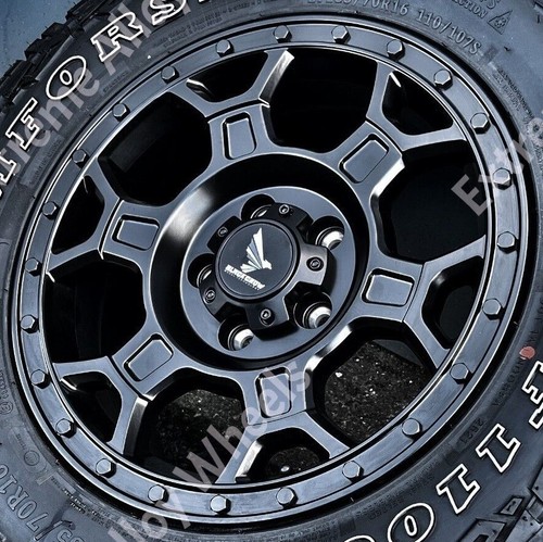 Black at2 alloy wheels - 16",