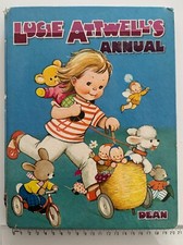 Vintage LUCIE ATTWELL'S ANNUAL 1966 Illustrated Childrens Book Dean & Son