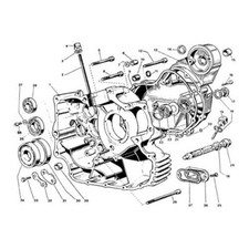 DUCATI 900 SD SSD DARMAH BEVEL 1977-1982 Crankcase allen screw kit #2 900SD