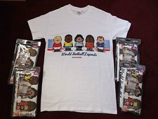 NEW WEENICONS WORLD CUP INSPIRED FOOTBALL LEGENDS T-SHIRTS,MENS,BOYS,LADIESTOPS,